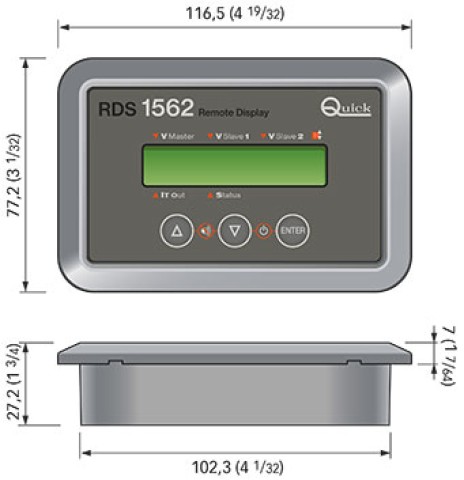 Caricabatteria SBC1450NRG PLUS HR 24V 60A 3 Uscite + RDS1562